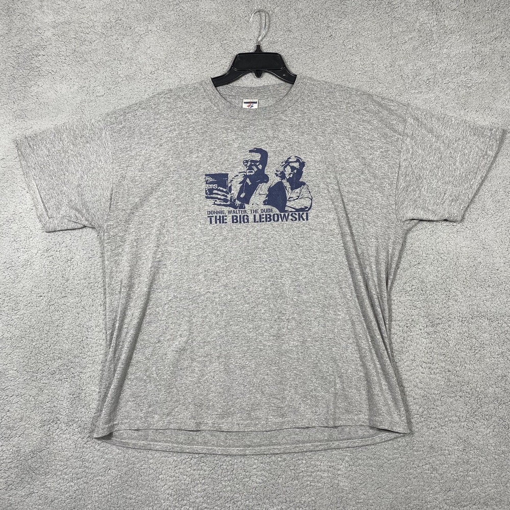 Vintage The Big Lebowski 90s Universal Movie T-Shirt Gray 2XL Jerzees